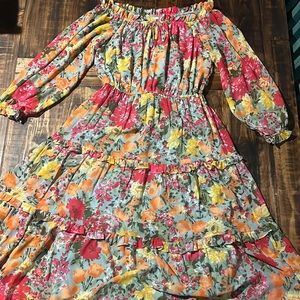 Size M Lauren Conrad boho dress EUC NWOT